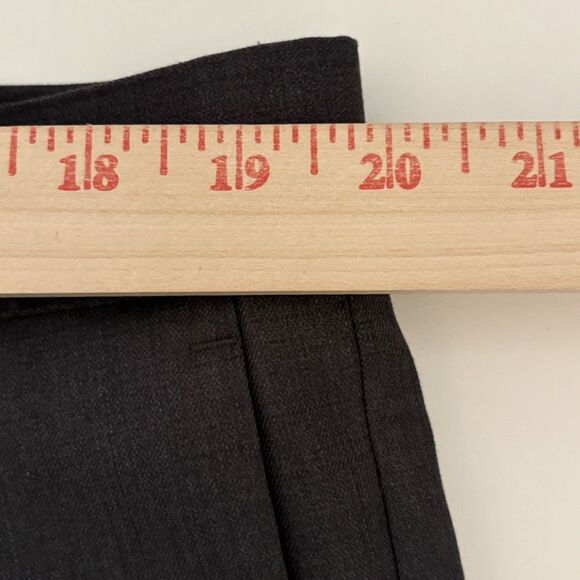 Perry Ellis Pants Mens 39x29.5 (tag 38x30) Gray Pleated Trousers Slacks‎ Dadcorp - Picture 6 of 8